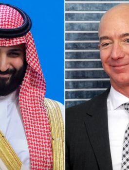 بن سلمان ومؤسس شركة امازون 