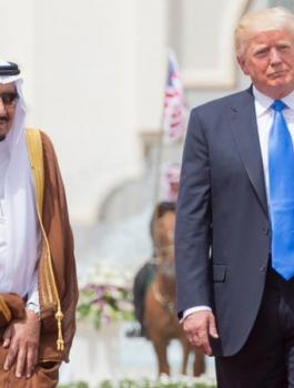 الملك سلمان وترامب 