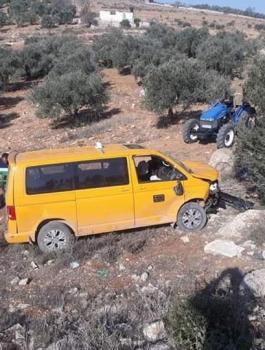 حوادث السير في الضفة الغربية 