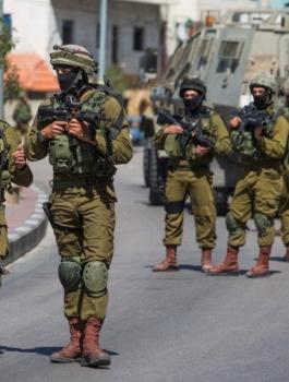 الجيش الاسرائيلي في الضفة الغربية 