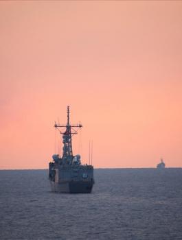 السفن التركية قرب قبرص 