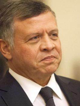 الملك الاردني وباب الرحمة 