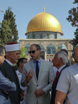 الأمير وليام يغضب الإسرائيليين