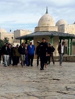 اقتحام المستوطنين للمسجد الأقصى المبارك 