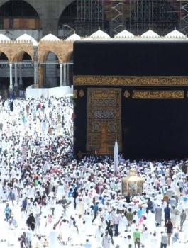 تعامد الكعبة المشرفة مع الشمس 