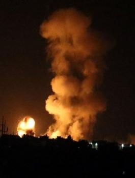 قصف اسرائيلي على غزة 