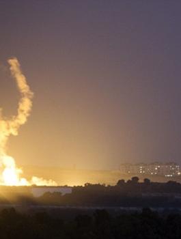 قصف اسرائيلي على غزة 