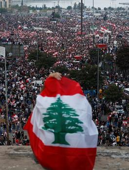 مايا دياب والثورة في لبنان 