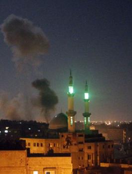 قصف اسرائيلي على غزة 