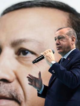 اردوغان والتظاهرات في فرنسا 