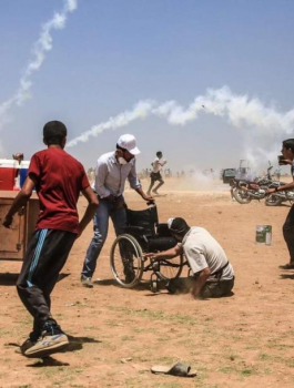 اسرائيل تنفذ جريمة حرب في غزة 