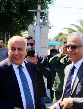 رئيس الاتحاد الاسيوي لكرة القدم في فلسطين 