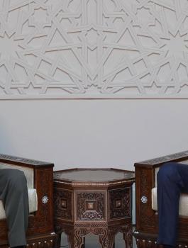 الاسد ووزير الدفاع الايراني 