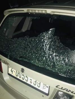 المستوطنون يحطمون مركبات الفلسطينيين في نابلس 