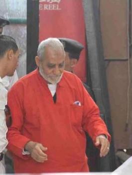 اصدار حكم بحق محمد بديع 