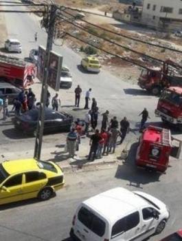 اصابات في حادث سير جنوب نابلس 