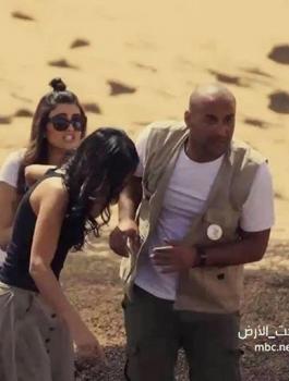 علا الفارس في رامز تخت الارض 