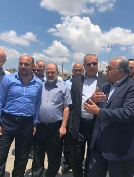 وفد من الداخل المحتل يزور الجامعة الامريكية 