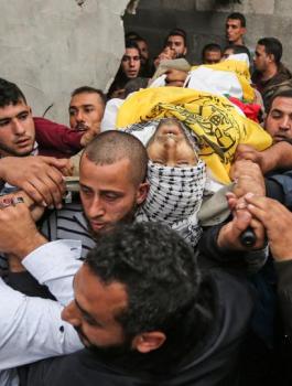 قتل فلسطينيين في غزة 