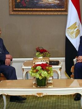 لقاء بين عباس والسيسي 