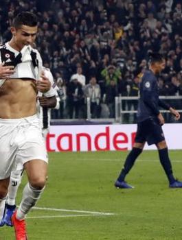 احتفالية رونالدو امام يوفنتوس 