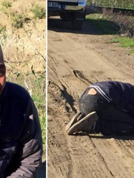 لاجئ سوري يفقد ابنه وابنته 