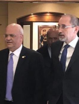 صائب عريقات وايمن الصفدي 