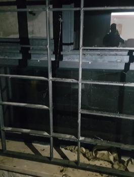 حريق في ملتقى رجال اعمال نابلس 