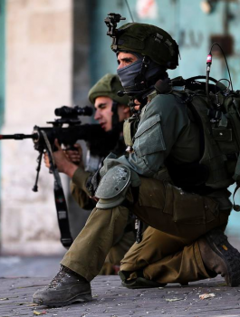 قمع متظاهرين في الضفة الغربية 