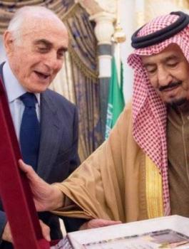 منيب المصري والملك سلمان 