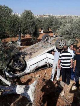 مصرع طفلة بحادث سير بيطا