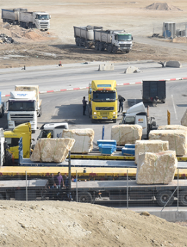 اسرائيل تمنع تصدير البضائع عبر الاردن  