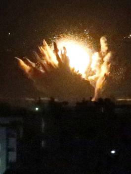 قصف اسرائيلي على غزة 