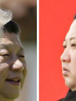 ترامب والزعيم الكوري الشمالي 