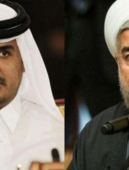 روحاني وامير قطر 