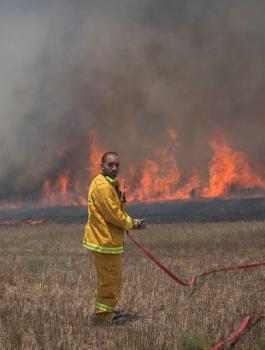 الحرائق في مستوطنات غلاف غزة 