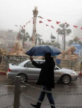 الامطار في فلسطين 