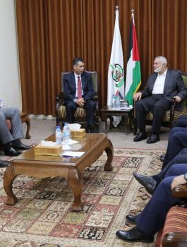 حماس والوفد الامني المصري 