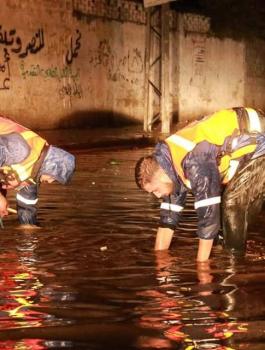 وزير الاشغال والمنخفض الجوي 