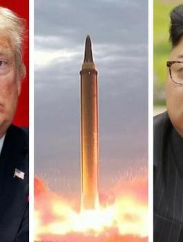 الزعيم الكوري الشمالي وترامب 