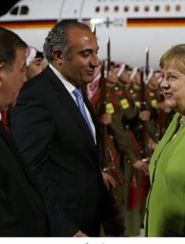 ميركل في الاردن 