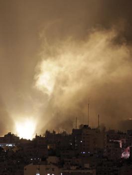 قصف اسرائيلي على غزة 