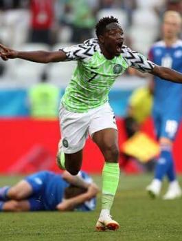  نيجيريا تنعش آمال الأرجنتين بفوزها بثنائية في أيسلندا