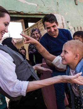 انجلينا جولي في الموصل العراقية 