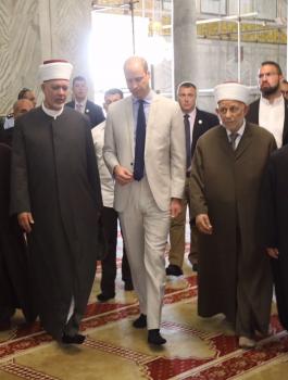 خطيب المسجد الأقصى والأمير وليام 