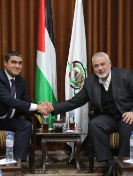 الوفد الامني المصري في غزة 