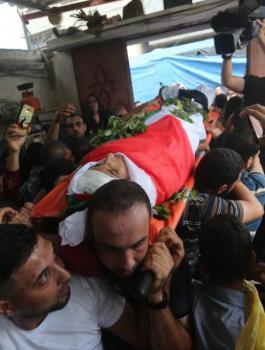 الشهداء في غزة خلال مسيرة العودة 