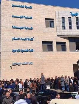 اعتصام للاطباء في النقابة 