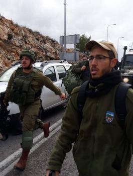 عملية اطلاق نار شرق رام الله 