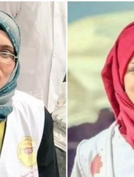 والدة الشهيدة المسعفة رزان تواصل مهمتها في علاج جرحى مسيرات العودة